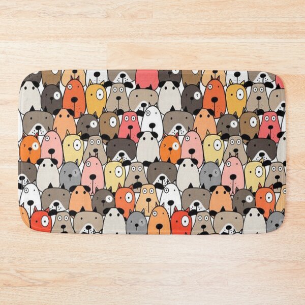 Item preview, dogs without pattern designed and sold by MuciMuki.