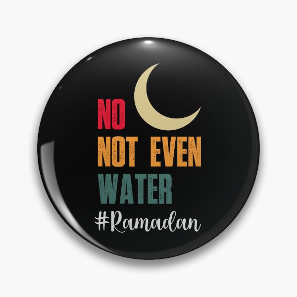 Item preview, Ramadan Kareem No Not Even Water Crescent retro vintage style designed and sold by SIMPLINZ.