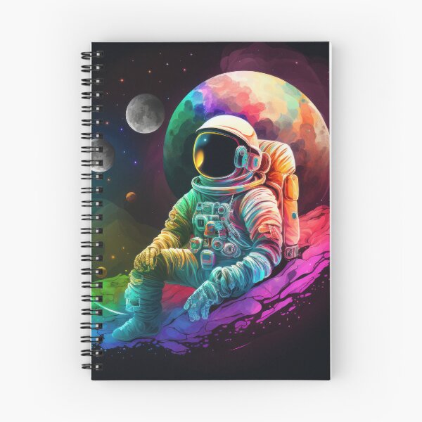 Item preview, Astronaut in colorful space designed and sold by FireFXStudio.