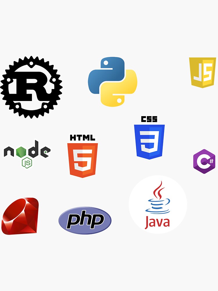 "Sticker pack for developers and programmers - multiple programming ...