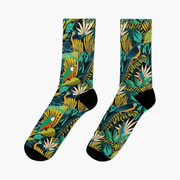 Item preview, Tropical birds in rainforest  designed and sold by Mashusha-art.