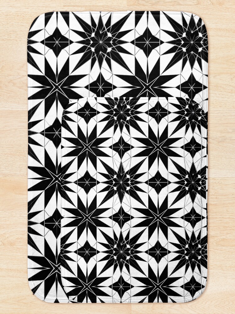 Thumbnail 5 of 6, Bath Mat, Pattern - Spiked designed and sold by Staceys-Secrets.