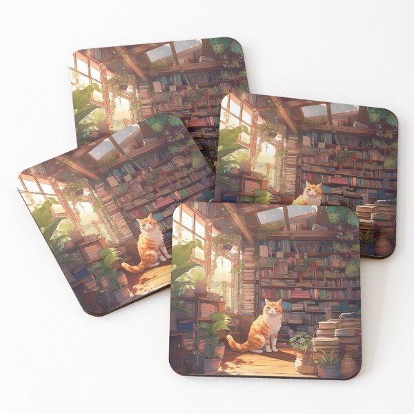 Item preview, if you have a garden and a library you have everything you need orange cat designed and sold by nhahn33.