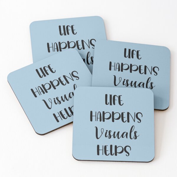 Item preview, Life Happens Visuals Help Funny Special Education Teacher  designed and sold by Med ing.
