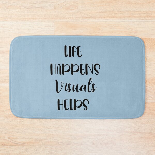 Item preview, Life Happens Visuals Help Funny Special Education Teacher  designed and sold by Med ing.