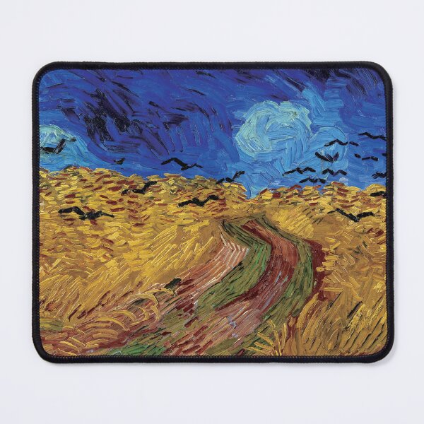 Item preview, Vincent van Gogh's Wheatfield with Crows (1890) famous landscape painting | Contrast designed and sold by Oliveirallan.
