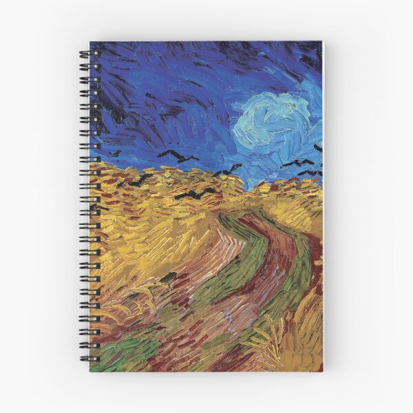 Item preview, Vincent van Gogh's Wheatfield with Crows (1890) famous landscape painting | Contrast designed and sold by Oliveirallan.