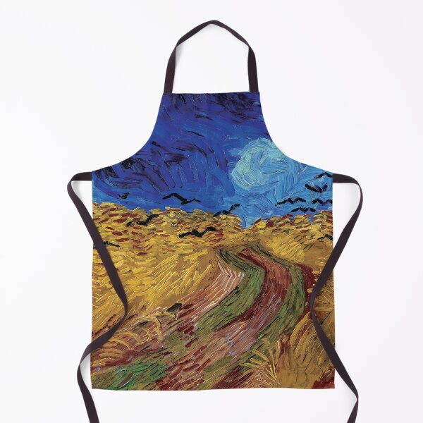 Item preview, Vincent van Gogh's Wheatfield with Crows (1890) famous landscape painting | Contrast designed and sold by Oliveirallan.