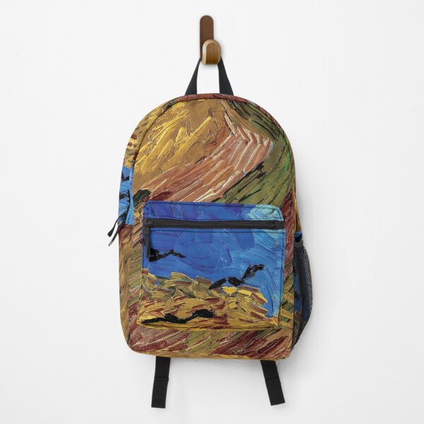 Item preview, Vincent van Gogh's Wheatfield with Crows (1890) famous landscape painting | Contrast designed and sold by Oliveirallan.