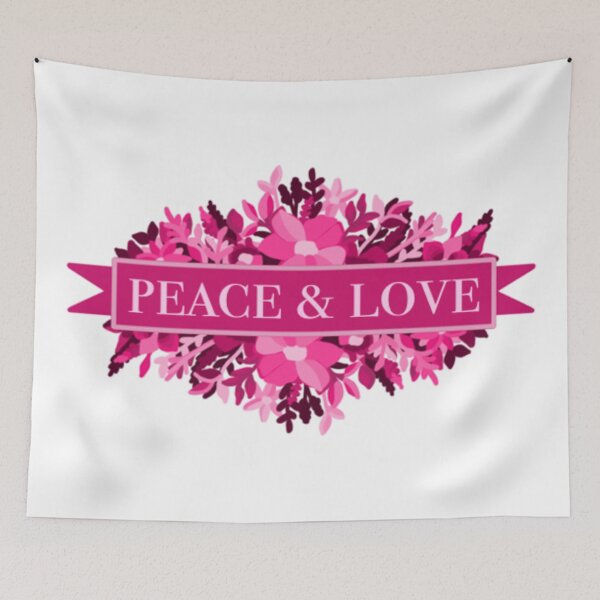 Item preview, Floral Peace And Love designed and sold by radiantdark.