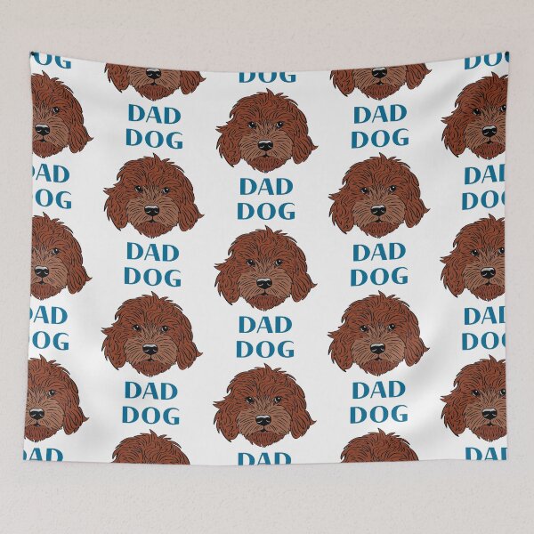 Item preview, Dog Dad Red cockapoo,cavapoo, labradoodle, yorkipoo design designed and sold by laurendemoet.