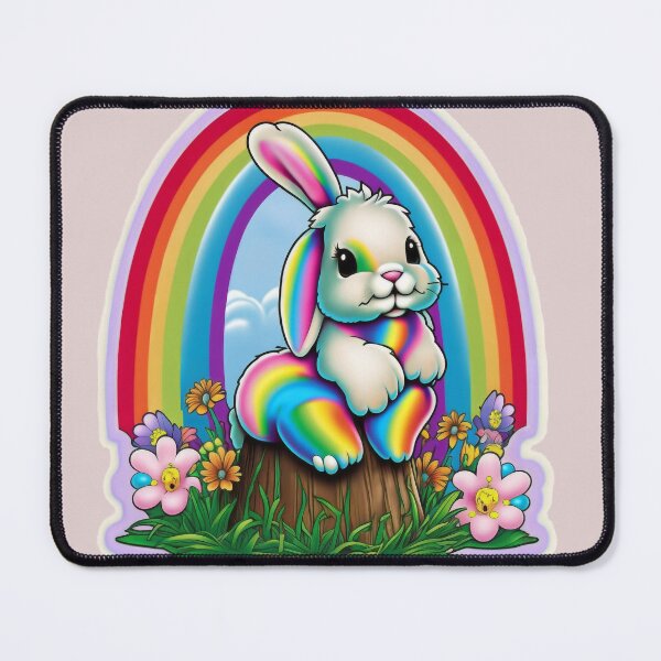 Item preview, Cute Rainbow Easter Bunny designed and sold by RoboRembrandt.