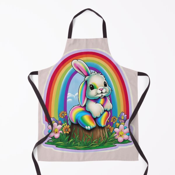 Artikelvorschau, Cute Rainbow Easter Bunny entworfen und verkauft von RoboRembrandt.