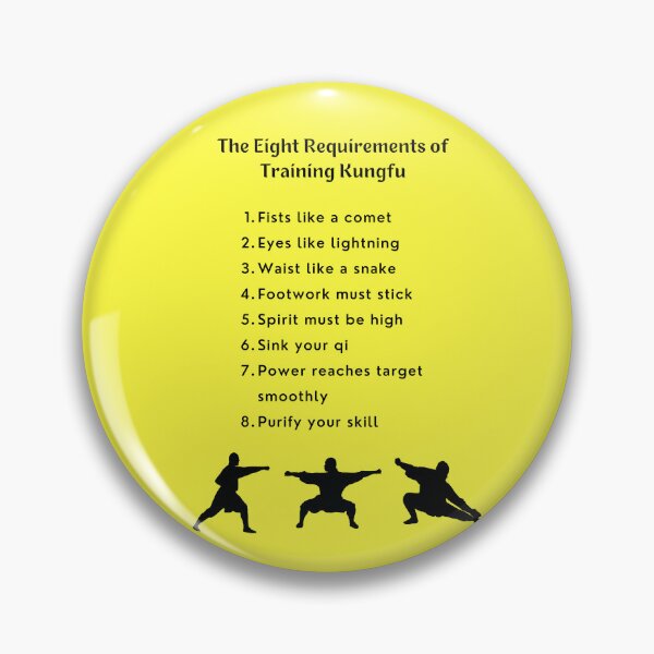 Item preview, The 8 Requirements for Practicing Shaolin Kungfu designed and sold by NurturingSpirit.