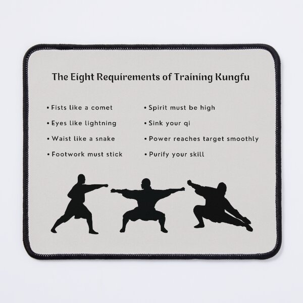 Item preview, The 8 Requirements for Practicing Shaolin Kungfu designed and sold by NurturingSpirit.