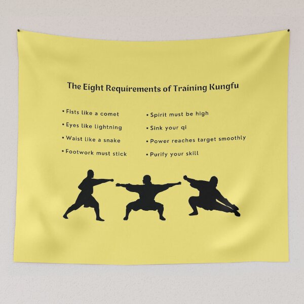 Item preview, The 8 Requirements for Practicing Shaolin Kungfu designed and sold by NurturingSpirit.