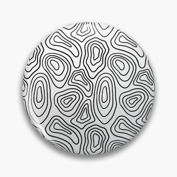 Item preview, Black and White Minimalist Geode Drawing designed and sold by velvetearth.