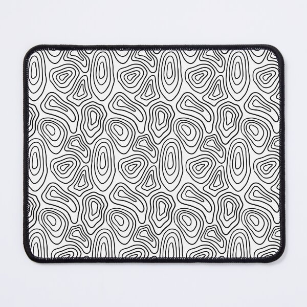 Item preview, Black and White Minimalist Geode Drawing designed and sold by velvetearth.