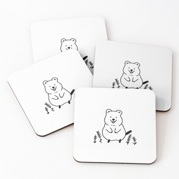 Item preview, minimalist happy quokka designed and sold by Sophieeeeehu.