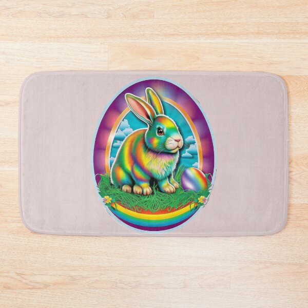 Artikelvorschau, Cute Rainbow Easter Bunny entworfen und verkauft von RoboRembrandt.