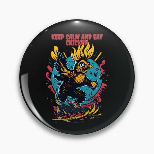 Artikelvorschau, Keep Calm and Eat Chicken - Stay Cool and Enjoy - Our Funny & Cute Design entworfen und verkauft von Chromatic-Art.