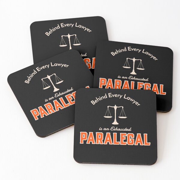 Item preview, Behind Every Lawyer is an Exhausted Paralegal - Funny Paralegal designed and sold by Queen1120.
