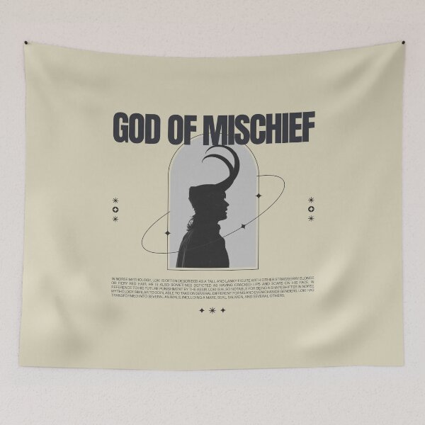 Item preview, God Of Mischief Silhouette - Black designed and sold by AanmahStore.