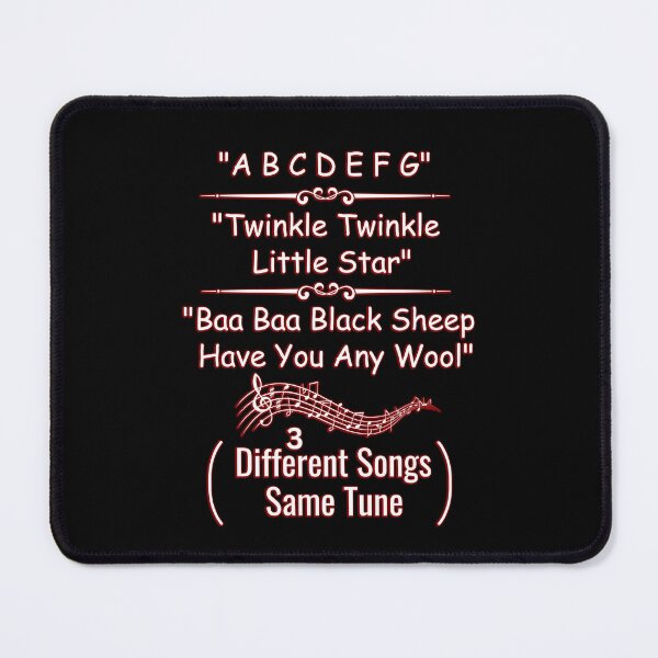 Item preview, Three Songs Same Tune (infographic) designed and sold by SteampunkMoai.