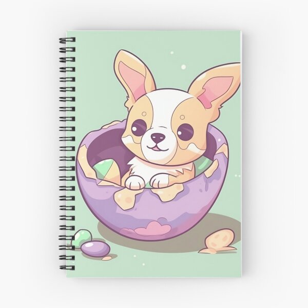 Item preview, happy dog in egg shell  designed and sold by nhahn33.