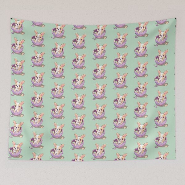 Item preview, happy dog in egg shell  designed and sold by nhahn33.