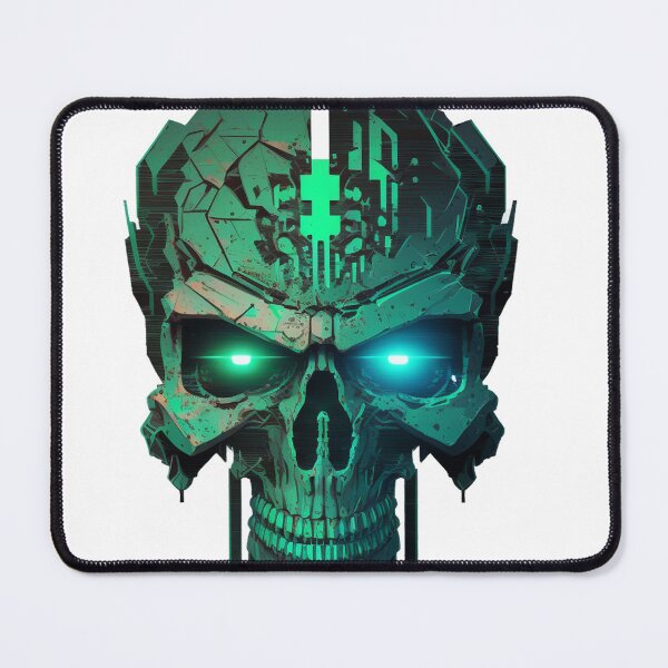 Item preview, Green Cyberskull designed and sold by iwachomen.