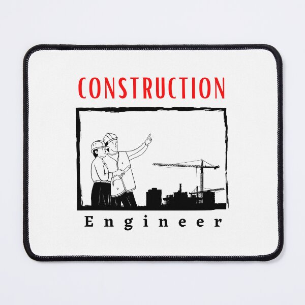 Item preview, Construction Engineer motivational design designed and sold by DigitalMagShop.