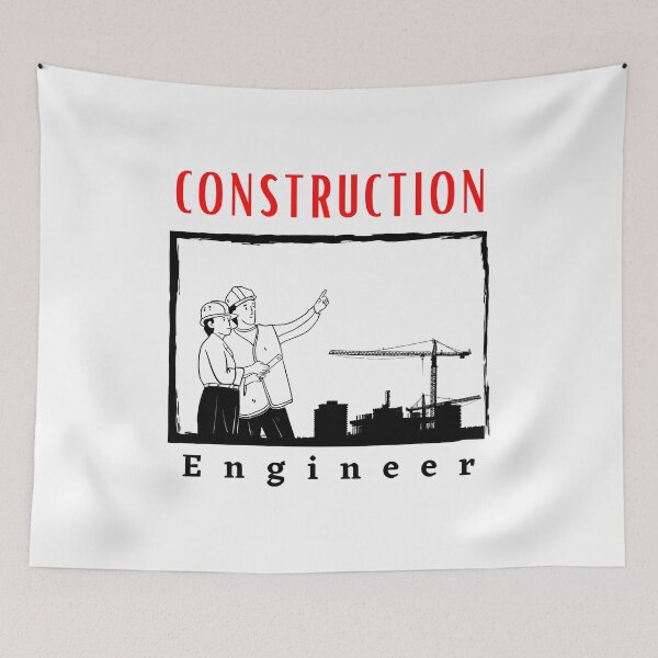 Item preview, Construction Engineer motivational design designed and sold by DigitalMagShop.