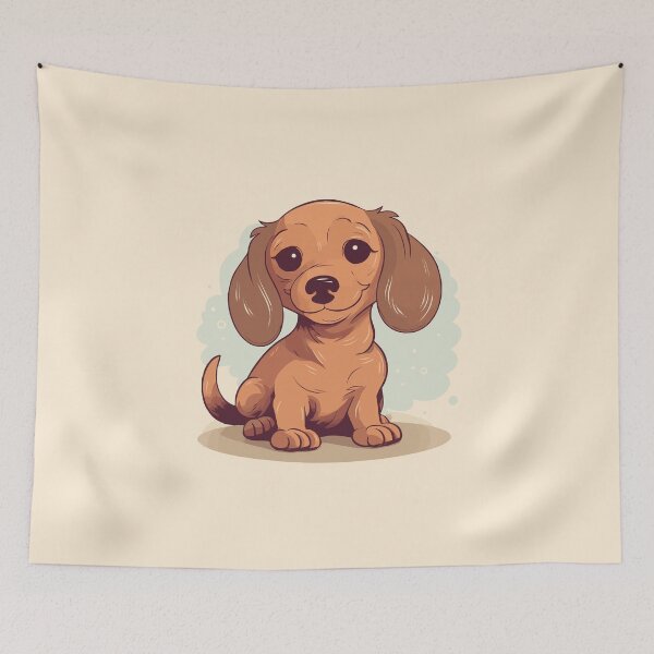 Item preview, Kawaii Dachshund designed and sold by NuCrescentApp.