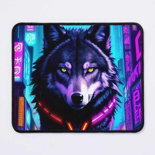 Item preview, Cyberpunk Wolf designed and sold by CyberArtWorld.