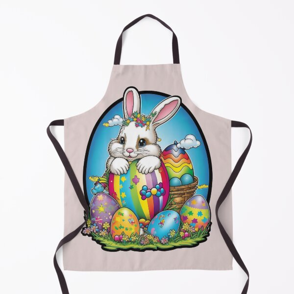 Item preview, Cute Rainbow Easter Bunny designed and sold by RoboRembrandt.
