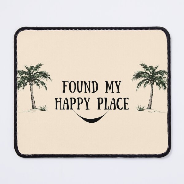 Item preview, Found My Happy Place Palm Trees designed and sold by NuCrescentApp.