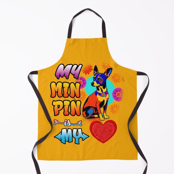 Item preview, My Min Pin Is My Heart designed and sold by FrescoDesign.