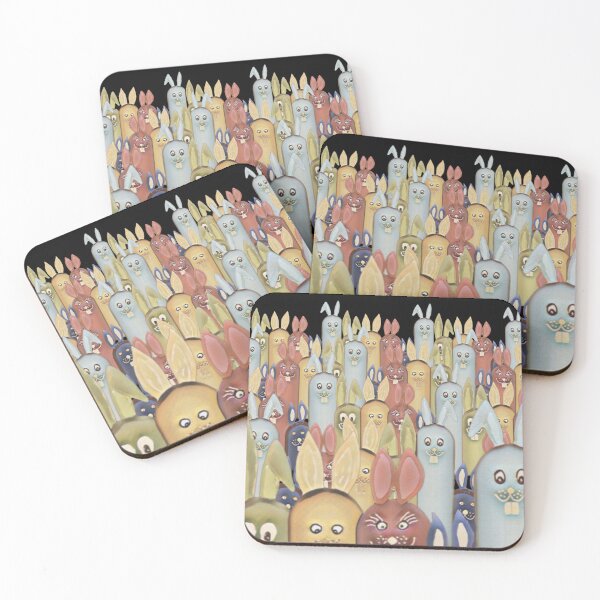 Item preview, Hoppy day - lots of happy rabbits - comic style designed and sold by kikidu21.