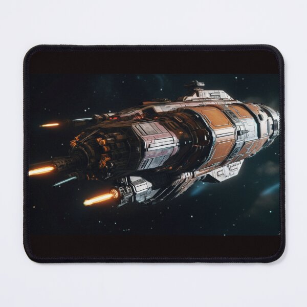 Item preview, Orange Spaceship travelling amongst the stars designed and sold by PTiger.