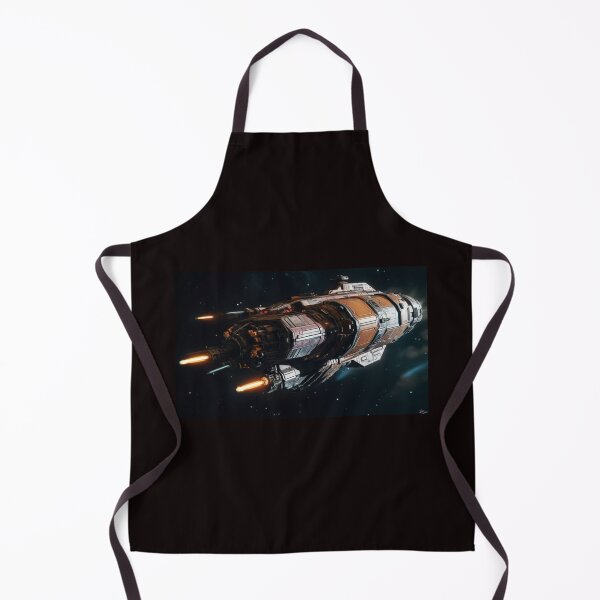 Item preview, Orange Spaceship travelling amongst the stars designed and sold by PTiger.