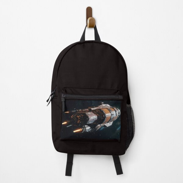 Item preview, Orange Spaceship travelling amongst the stars designed and sold by PTiger.