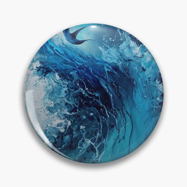 Item preview, blue wave designed and sold by JDA-Shop.