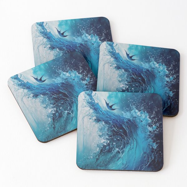Item preview, blue wave designed and sold by JDA-Shop.