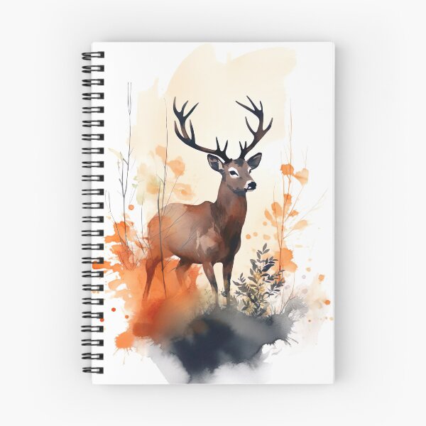 Item preview, Watercolor wash deer white designed and sold by Matt's Artificial Nature.