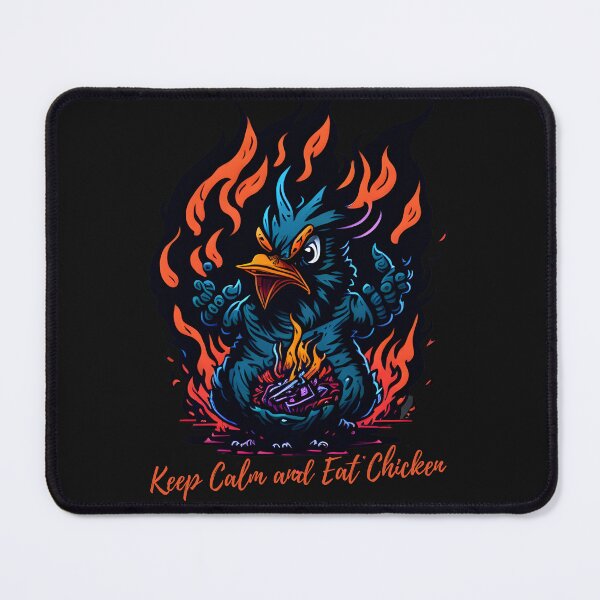Item preview, Keep Calm and Eat Chicken - Hungry for Chicken?  - Our Funny & Cute Design designed and sold by Chromatic-Art.