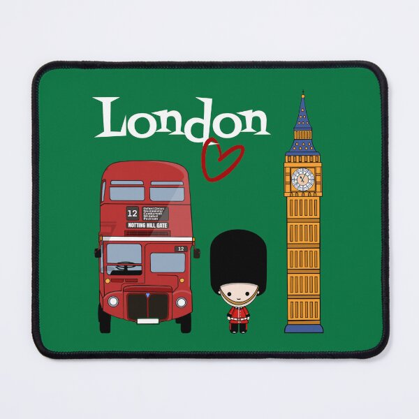 Item preview, London Royal Guard, Double-Decker Bus and the Big Ben designed and sold by Sfumata Illustration.