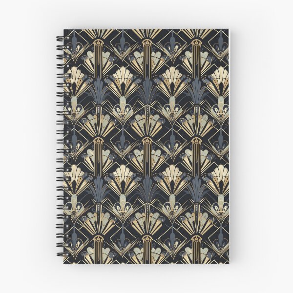 Item preview, Art Deco motifs pattern designed and sold by PatternSummit.