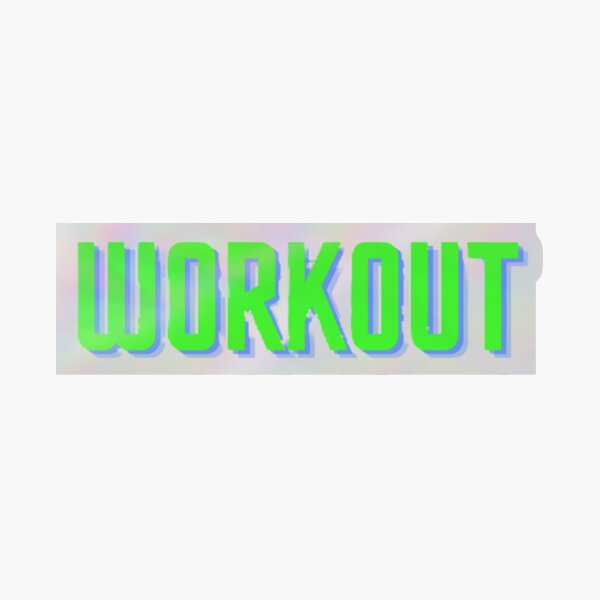 Item preview, WORKOUT designed and sold by itsstela.