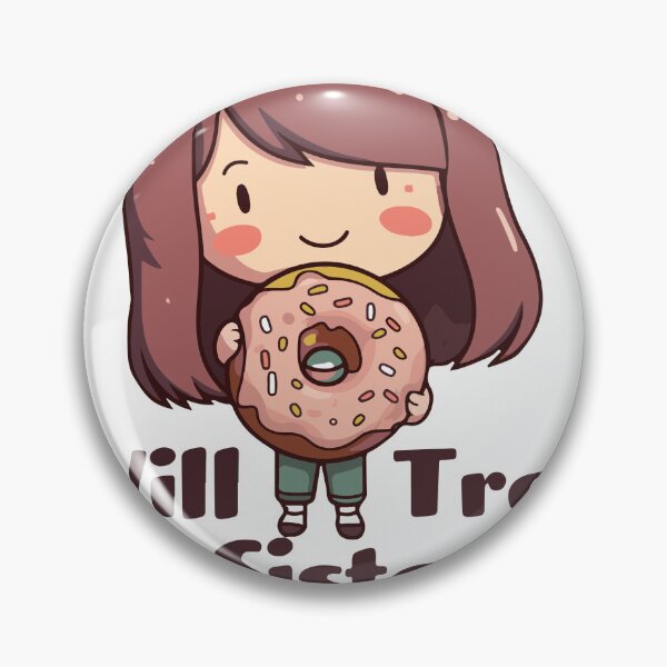 Item preview, I Will Trade My Sister For a Donut - Funny Sticker designed and sold by TheAdhesiveNerd.